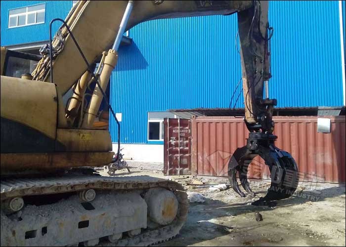 Hydraulic Excavator Grab Attachment Grapple Bucket For 12-16 Ton LIUGONG CLG915