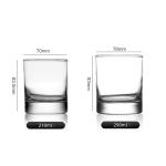 OEM Crystal Whisky Wedding Champagne Drinking Water Glasses 72*120mm