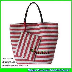 Quality LUDA large straw beach bags best selling paper straw handbags wholesale