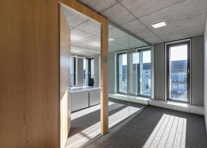 Quality Aluminum Acoustic Office Partitions Framed Glass Partition Wall Customized wholesale