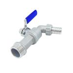 DN15-DN25 304 Stainless Steel Faucet Ball Valve with Normal Temperature and