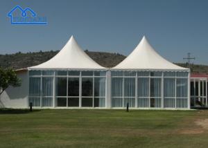 Quality White PVC Aluminum Frame Large Party High Peak Frame Pagoda Tent For Wedding, Party, Event And So On wholesale