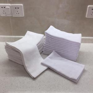 Quality 100% Cotton 44g/Pc White Face Towels wholesale