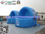 Blue Inflatable Advertidsing Tent , 2 Person Clear Inflatable Lawn Tent