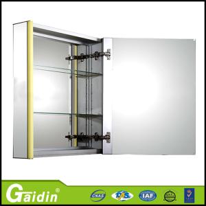 Quality China supplier new arrival high quality bathroom furniture aluminum material mirror cabinet wholesale