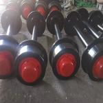 OEM Railway Wheel Set , Truck Railroad Wheels Cast Iron Material 350mm 300mm