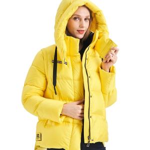 Quality FODARLLOY 2022 Autumn and winter New style Women's Short Zipper Cotton-padded Jacket With Hooded wholesale