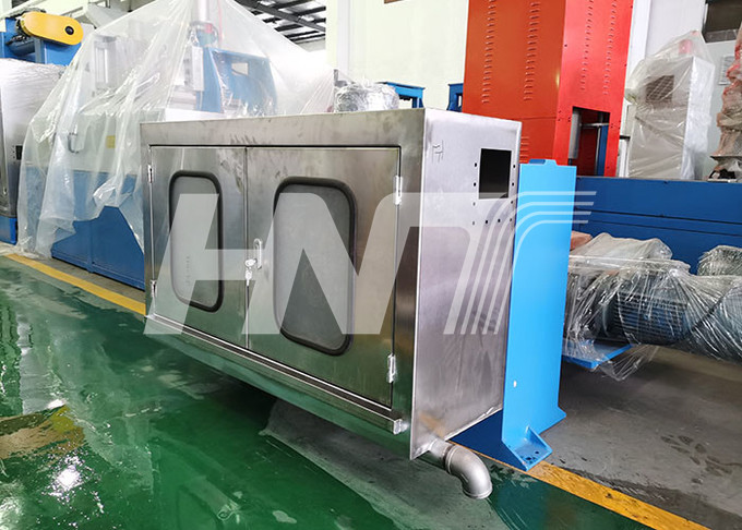 Extrusion Line Double Wheel Capstan Machine For Building Wire
