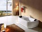 M1815 Acrylic Whirlpool Massage Bathtub Pure Sanitary Grade 1800×1100×600mm