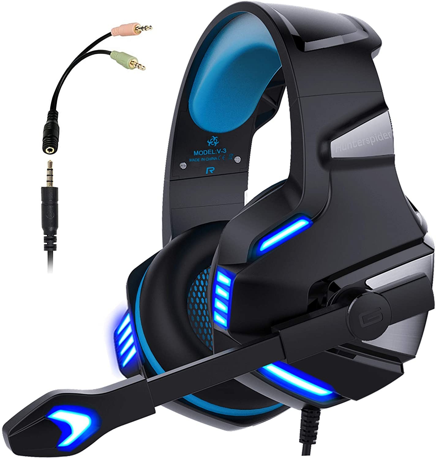 Computer 100mA 2.2m Hunterspider V3 3.5 mm Gaming Headset