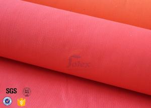 Quality Fiberglass Fire Blanket Cloth With Acrylic Welding Safety Protection Red 550℃ wholesale