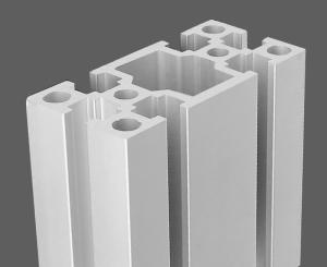 Quality 6061 T Slot Industrial Aluminum Profile 4040 Series , Large Industrial Aluminum Extrusion wholesale