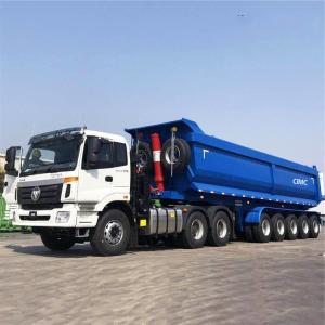 Quality Hydraulic Tipper Dump 60T 35CBM Multi Axle Modular Trailer wholesale