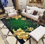 Polyester Fiber Living Room Floor Carpets Modern Simple Household Bedroom Sofa