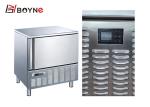 304 Stainless Steel Dough Sea Food Blast Freezer 10 Trays Cabinet Restaurant