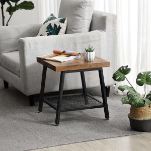 Quality End Table with Shelf, Industrial Small Side Table for Sale, Living Room Side Table, ULET42X wholesale