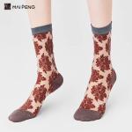 Custom Summer Wear Fashionable Crystal Socks Women'S Glass Silk Tide Socks