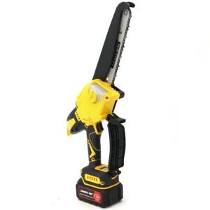 Quality Mini 8 Inch Electric Cordless Chainsaw With Oil Pot 21v Battery Power Wood Cutting Electric Chain Saw wholesale