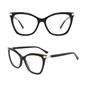 Quality CatEye Shape Acetate Frame Glasses , 180 Degree Flexible Hinge Glasses wholesale