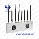 GSM 3G 4G GPS WiFi Lojack 8 Bands 18W 40m Mobile Phone Jammer