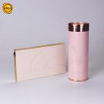 Custom Logo Glossy Pink Cosmetic Packaging Paper Tube Cylinder Box For Makeup