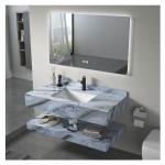 Modern Style Bathroom Cabinets with Sink SLABS/SINTERSTONE Surface Treatment