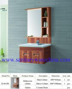 Quality Modern Alunimun Bathroom Vanity/ aluminum alloy bathroom cabinet/Mirror Cabinet /H-9619B wholesale