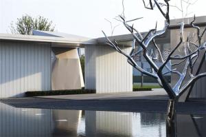 Quality Modern Polished Art Metal Tree Sculpture Outdoor Stainless Steel For Garden wholesale