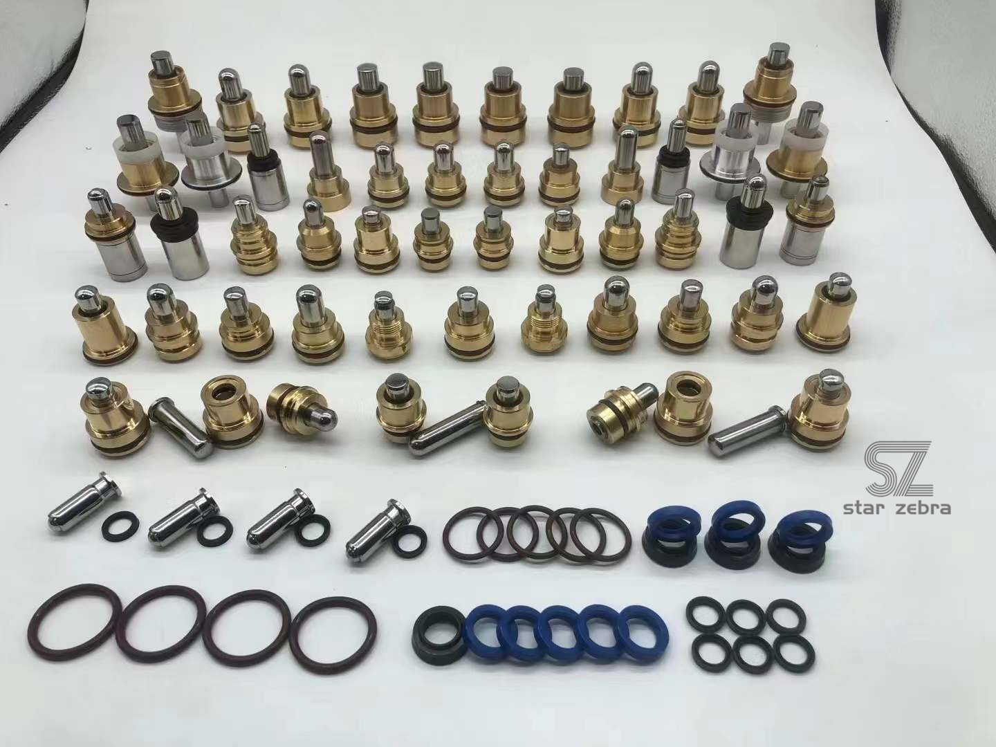 EC210 SK200 Excavator Joystick Handles , Valve Pusher Rubber Material