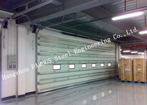 Quality Vertically Opening Transparent Industrial Garage Doors With Flexible Curtain Shutter Doors wholesale