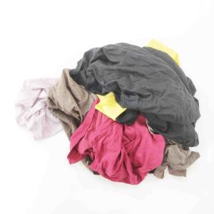 Quality Australia colored t-shirt wiping rags Industrial 10kg bales 100% cotton T-shirt Rags for mechanical workshops wholesale