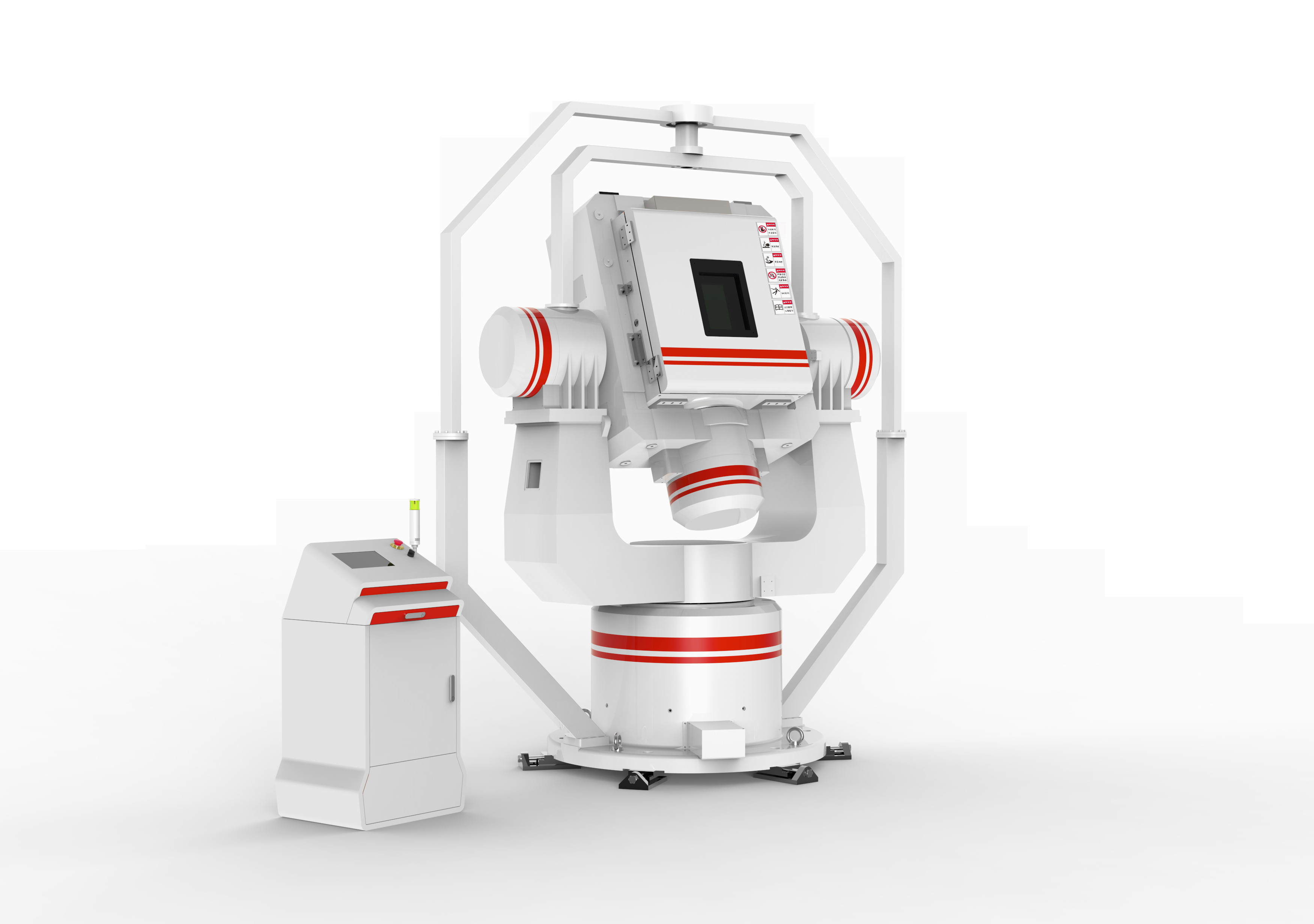 Three-Axis Test Turntable with High Load Capacity for Gyro Calibration and Testing
