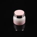 Wholesale Elegant Violet Empty Drum Shape Cosmetic Cream Jar Acrylic Cosmetic