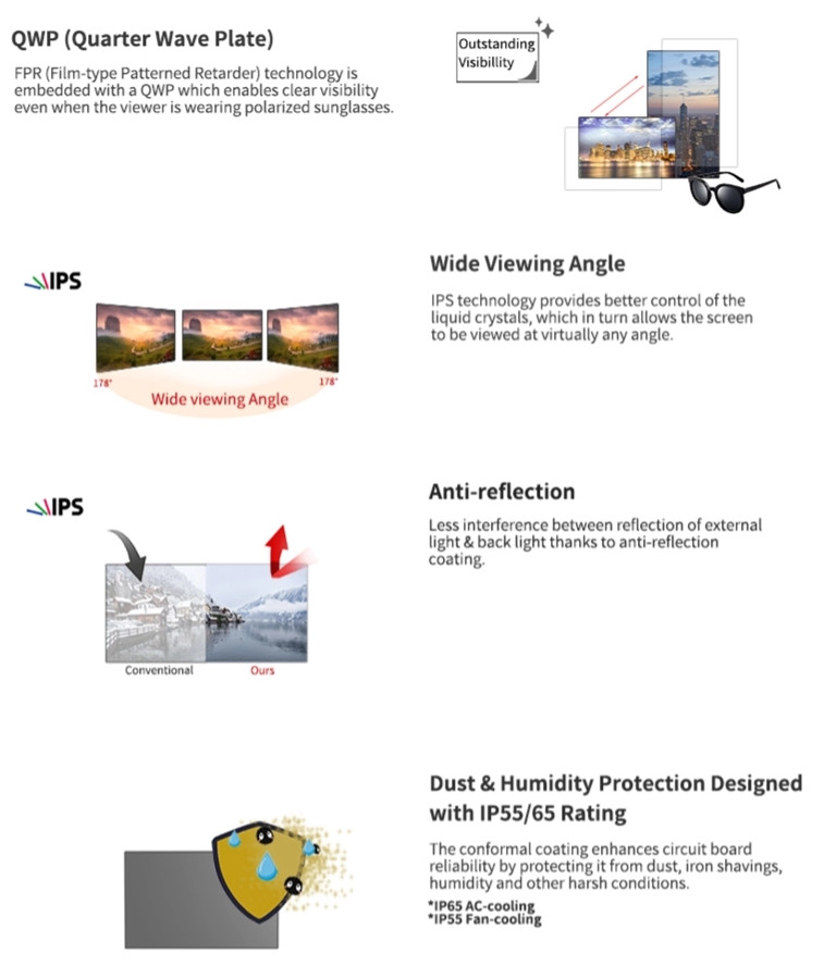 display screens monitor lcd screen outdoor