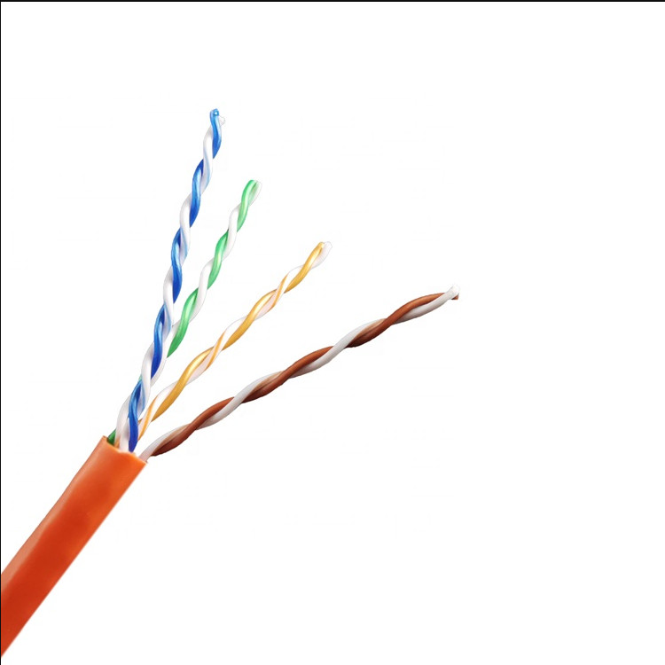 HDPE Insulation BC CCA Shielded Cat5e Cable For Telecommunication