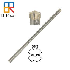 Quality 40Cr Milling produced SDS Plus Shank Cross Tips Hammer Drill Bit for Stone Drilling wholesale