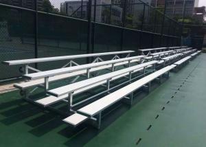 Quality Outdoor Aluminum Temporary Grandstand Light Weight With Double Foot Planks wholesale