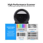 2D CMOS Table Top Barcode Scanner Omnidirectional Handsfree For Supermarket