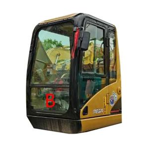 Quality E320D E320C Excavator Cab Glass CATERPILLAR Front Down Position B wholesale