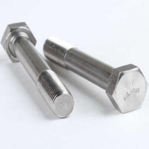 Quality DIN 931 Partially Threaded Stainless Steel Hex Head Bolts Nuts Carbon Steel Gr8.8 wholesale