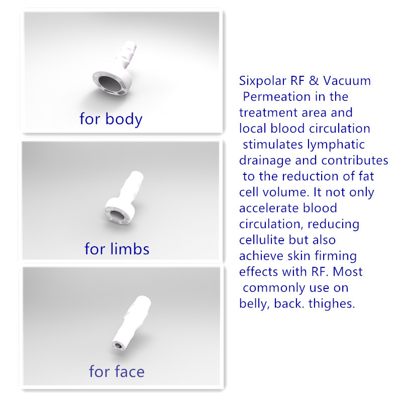 Movable Radio Frequency Machine For Body Slimming 6 Handles Type 100V-220V