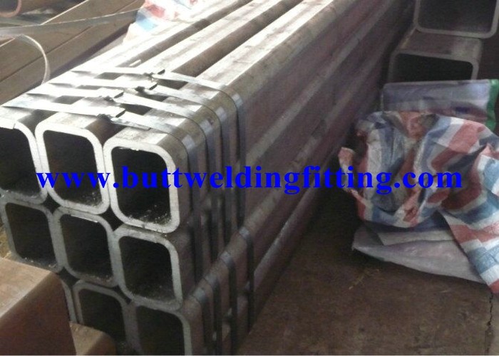 ASTM A500 Cold Formed Carbon Steel Square Pipe , Q195-Q345 Mild Steel Tube