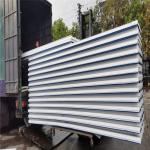waterproof 1050 mm greywhite eps sandwich roof panel for K type prefabricated