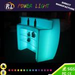 Color Changing Illuminated Event Furniture Led Bar Counter