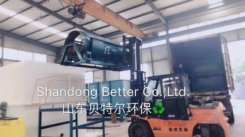 High Productivity Rotary Drum Filter Machine for Algae Removal in Stainless Steel