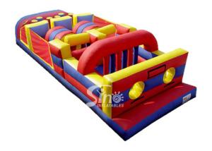 Quality Outdoor Kids Parties Backyard Inflatable Obstacle Course Game wholesale