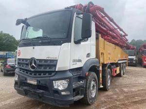 Quality 2020 Model Used Concrete Pump Truck 56 Meters Benz Chassis Sany 1400 Working Hours wholesale