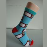 Custom logo, design cotton womens happy socks
