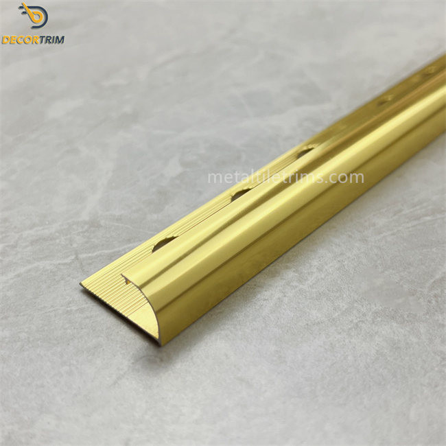 11.1mm×24mm×3m Gold Tile Trim Corner Edge Protector Tile Border Trim