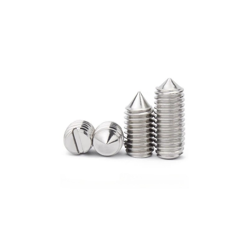Factory Direct Sale Stainless Steel 304 Slotted Tip Set Screw Machine Meter Spire Screw